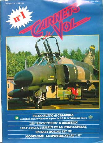 Couverture de CARNETS DE VOL REVUES DEPUIS 1984