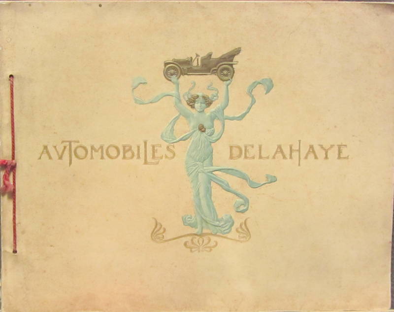 Couverture de 1907 DELAHAYE CATALOGUE
