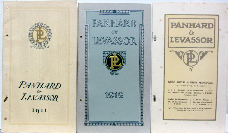 Couverture de 1911-1912-1913 PANHARD CATALOGUE DE LA GAMME ADDITIF AUX EXCURSIONS PANHARD