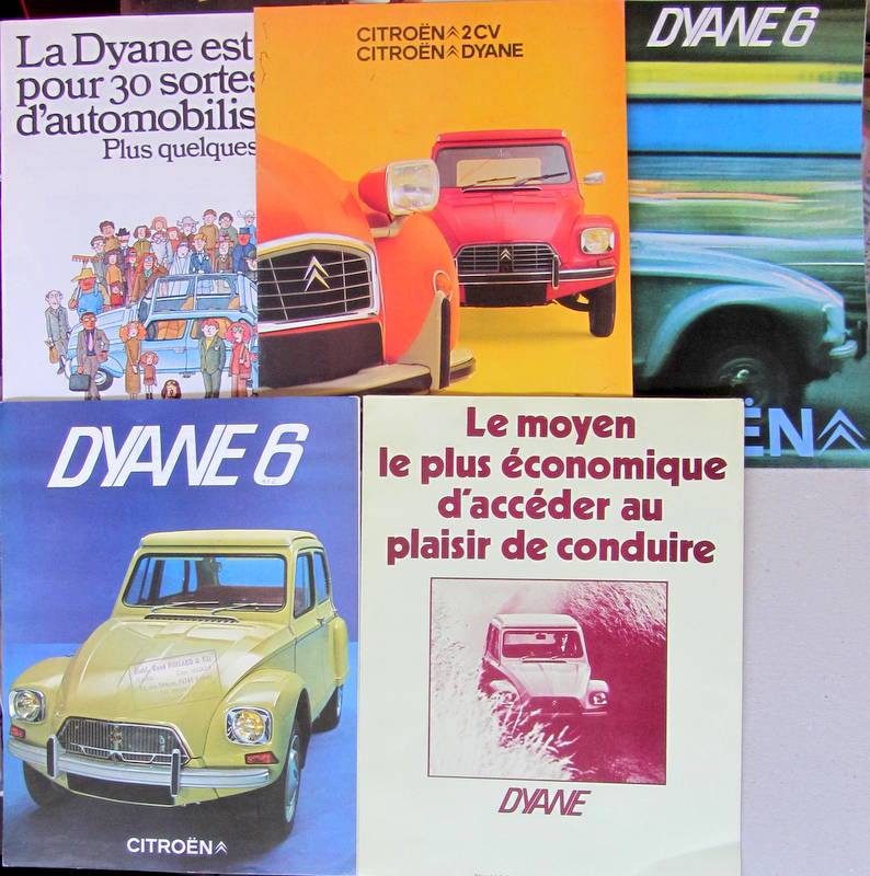 Couverture de CITROEN 2 CV DYANE CATALOGUE