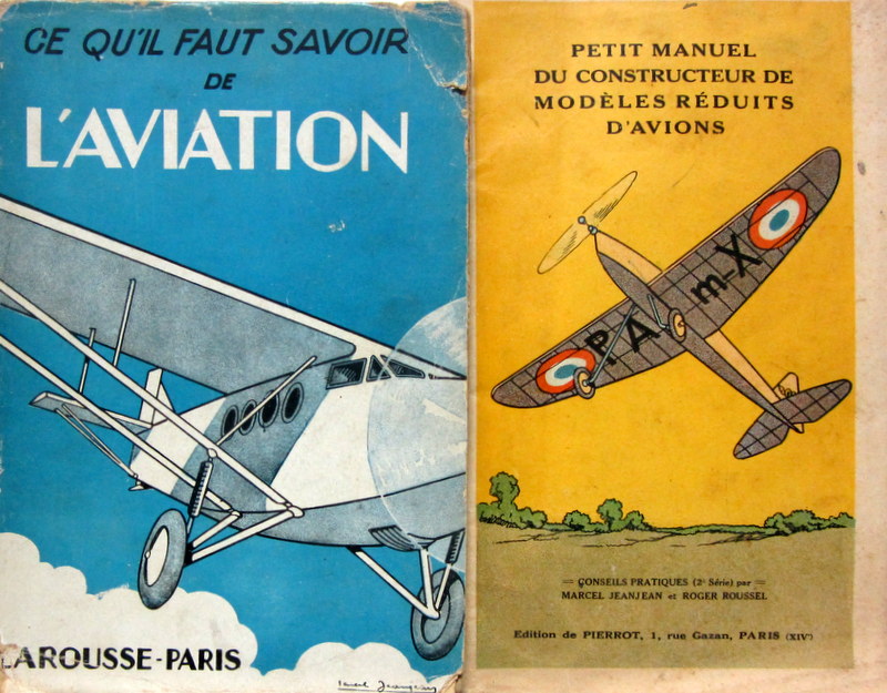 Couverture de 1930 CE QU'IL FAUT SAVOIR DE L'AVIATION ET PETIT MANUEL DU CONSTRUCTEUR DE MODELES REDUITS D'AVIONS 1936 AVEC LES DESSINS DE JEANJEAN
