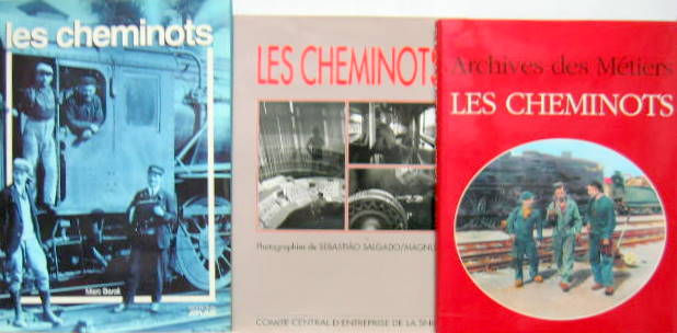 Couverture de LES CHEMINOTS DE M.BAROLI -PHOTOS DE SALDAGO MAGNUM ARCHIVE DES METIERS AU CHOIX