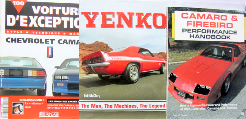 Couverture de CHEVROLET CAMARO REVUE - YENKO PREPARATEUR - CAMARO AND FIREBIRD PERFORMANCE HANDBOOK