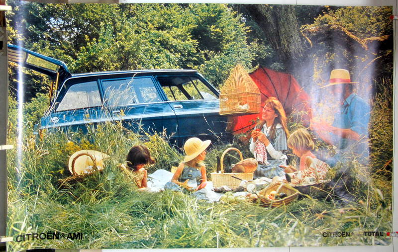 Couverture de CITROEN AMI BREAK AFFICHE DELPIRE ORIGINALE