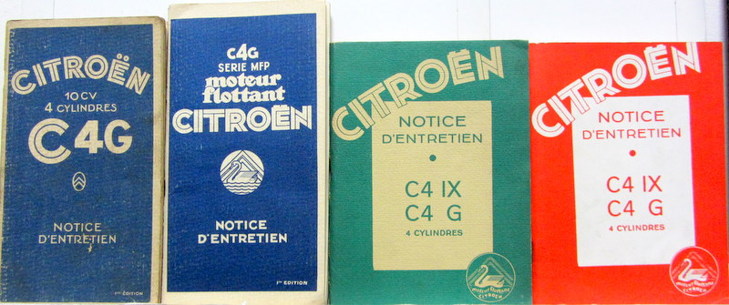 Couverture de CITROEN C4 G C4G MPF C4IX LIVRET D'ENTRETIEN AU CHOIX
LIVRET D'ENTRETIEN MOTEUR FLOTTANT