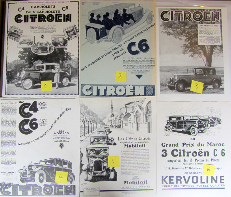 Couverture de CITROEN C4 C6 PUBLICITE DECOUPEE DANS LES REVUES D'EPOQUE
