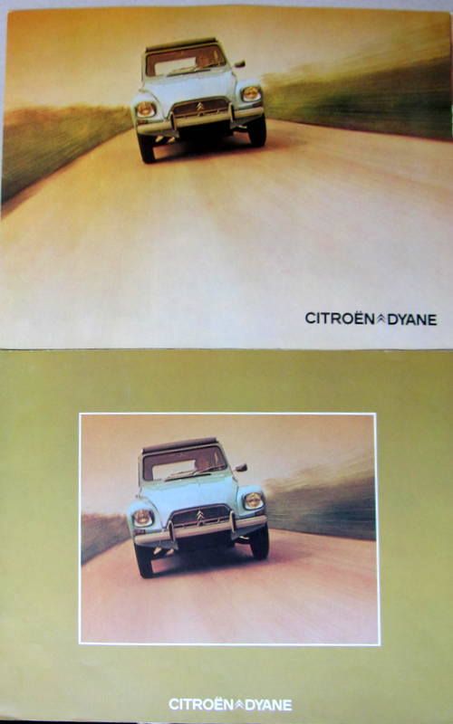 Couverture de CITROEN DYANE CATALOGUE