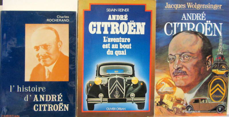 Couverture de L'HISTOIRE D'ANDRE CITROEN DE ROCHERAND - L'AVENTURE AU BOUT DU QUAI - WOLGENSINGER