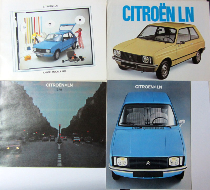 Couverture de CITROEN LN CATALOGUE
