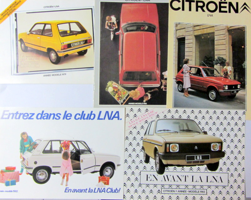 Couverture de CITROEN LNA CATALOGUE