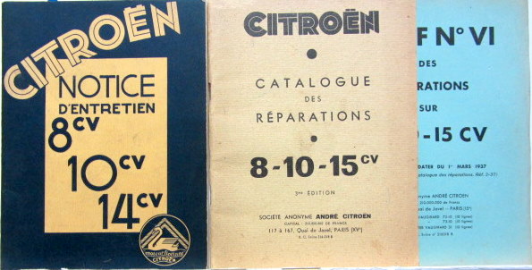 Couverture de CITROEN ROSALIE 8-10-15 et 8-10-14