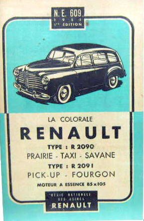 Couverture de COLORALE R2090 R2091 MOTEUR LATERAL
 LIVRET D'ENTRETIEN 1951