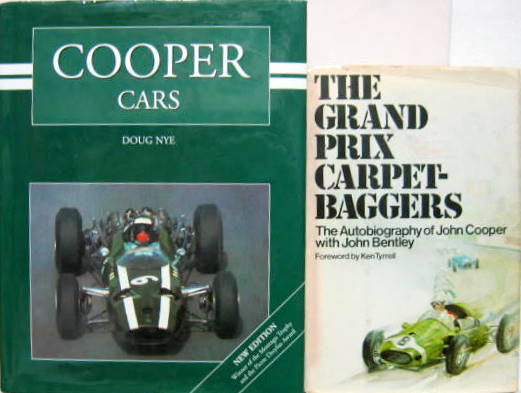 Couverture de COOPER CARS - THE GRAND PRIX CARPET-BAGGERS THE AUTOBIOGRAPHIE OF JOHN COOPER AU CHOIX
