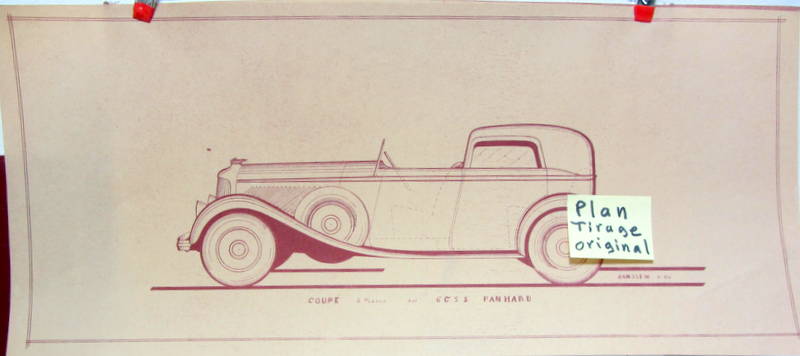 Couverture de CARROSSERIE JANSSEN TIRAGE ORIGINAL D'EPOQUE SUR PANHARD COUPE 4 PLACES 6CS 3