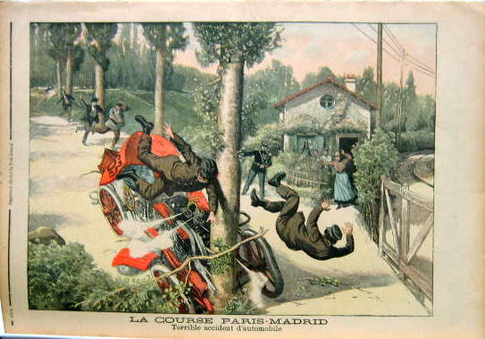 Couverture de PARIS MADRID 1903 TERRIBLE ACCIDENT