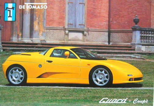 Couverture de DE TOMASO GUARA COUPE BARCHETTA 2 PAGES