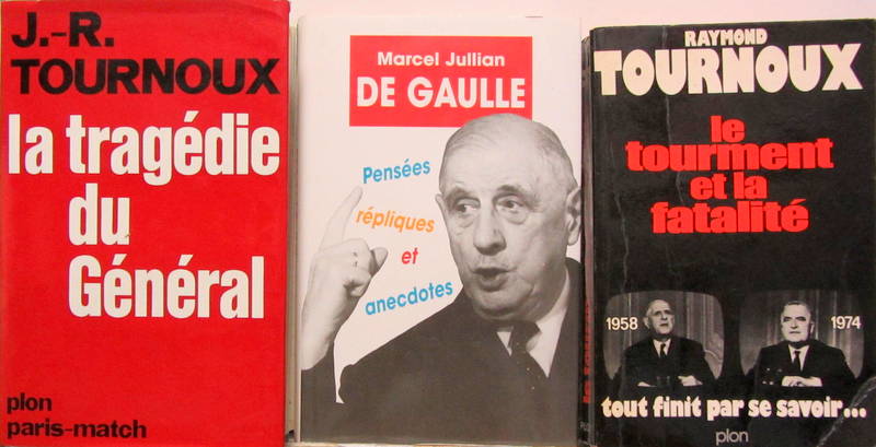 Couverture de LA TRAGEDIE DU GENERAL - DE GAULLE PENSEE REPLIQUES ET ANECDOTES - LE TOURMENT ET LA FATALITE POMPIDOU