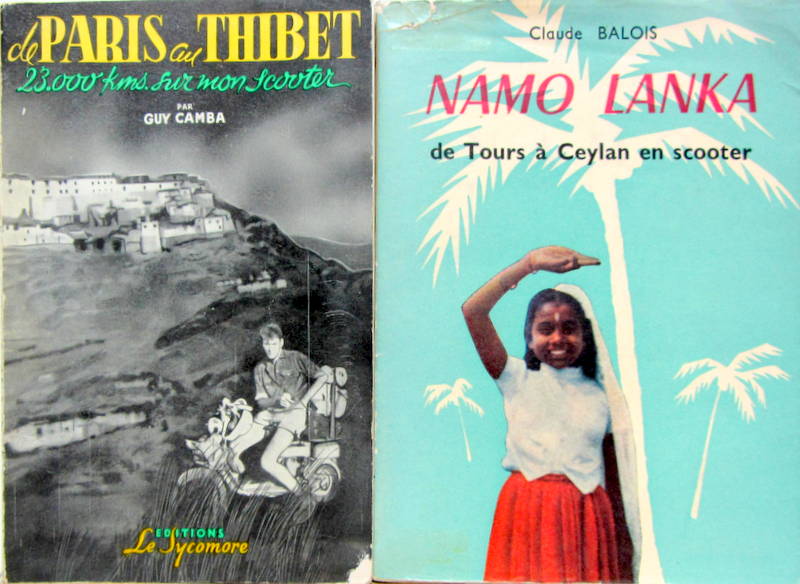 Couverture de DE PARIS AU THIBET 230000 KM SUR MON SCOOTER - NAMO LANKA DE TOURS A CEYLAN EN SCOOTER LAMBRETTA