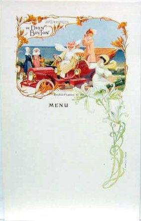 Couverture de DE DION BOUTON MENU AVEC LA BRETAGNE