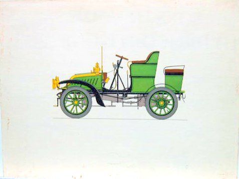 Couverture de 1904 DE DION BOUTON DESSIN