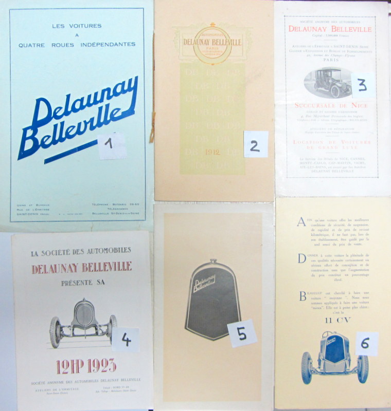 Couverture de DELAUNAY BELLEVILLE CATALOGUES