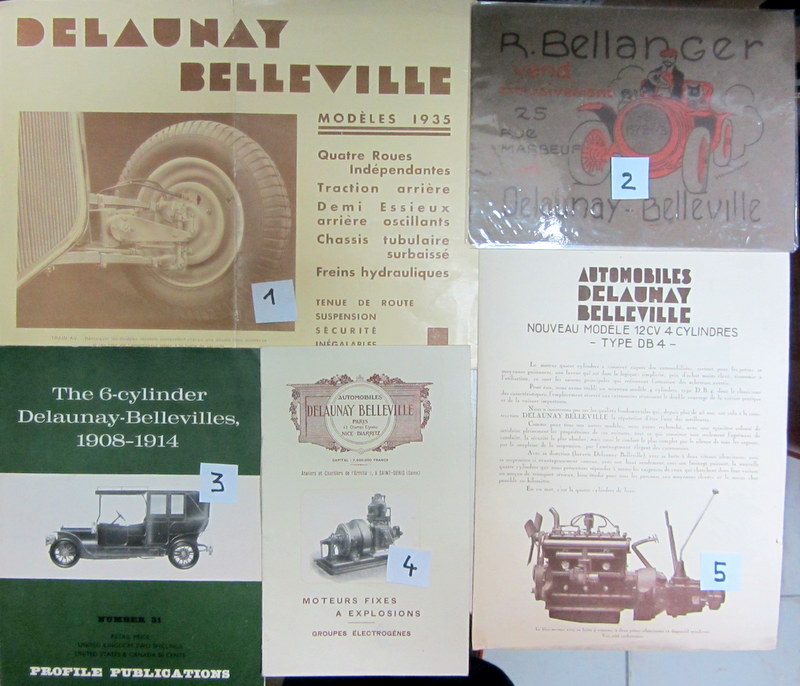 Couverture de DELAUNAY BELLEVILLE CATALOGUES