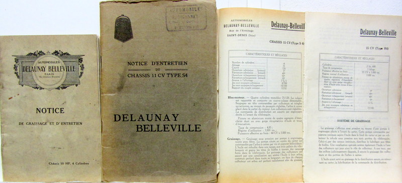 Couverture de DELAUNAY BELLEVILLE LIVRET D'ENTRETIEN ET DE GRAISSAGE
