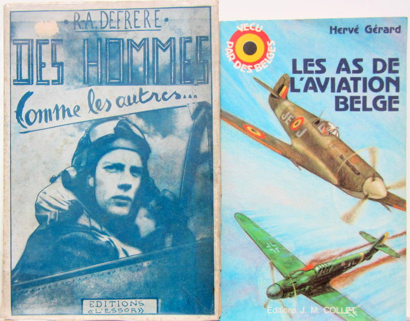 Couverture de DES HOMMES COMME LES AUTRES DE RA.DEFRERE - LES AS DE L'AVIATION BELGE