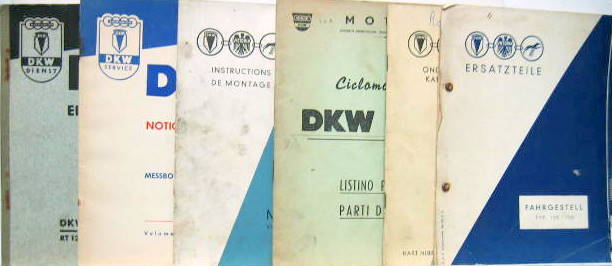 Couverture de DKW CATALOGUE DE PIECES DETACHEES AU CHOIX