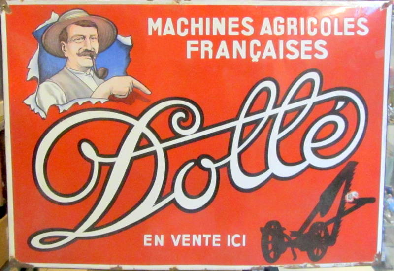 Couverture de MACHINES AGRICOLES FRANCAISES DOLLE  PLAQUE EMAILLEE
