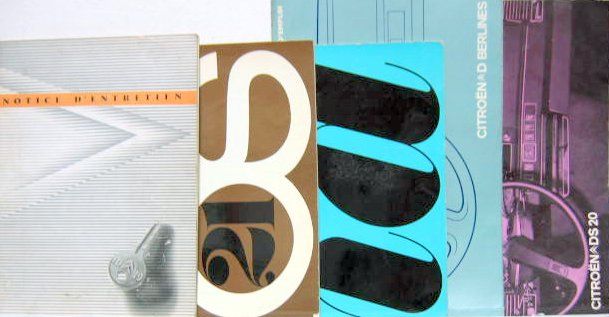 Couverture de CITROEN ID DS LIVRETS D'ENTRETIEN
