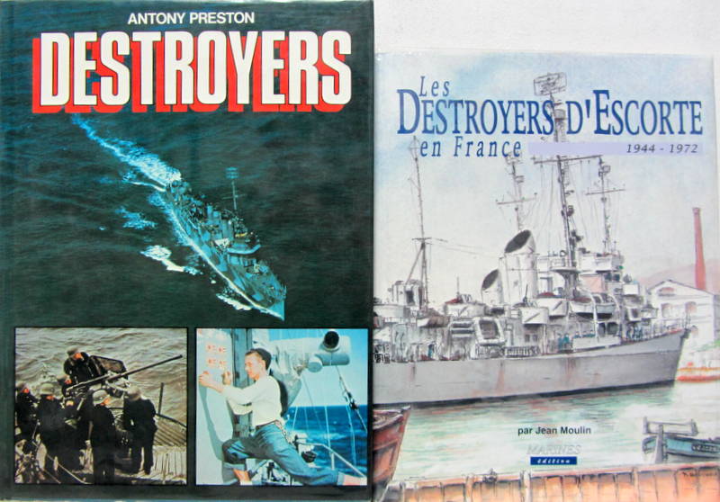 Couverture de DESTROYERS EN ANGLAIS - LES DESTROYERS D'ESCORTE EN FRANCE 1944-1972