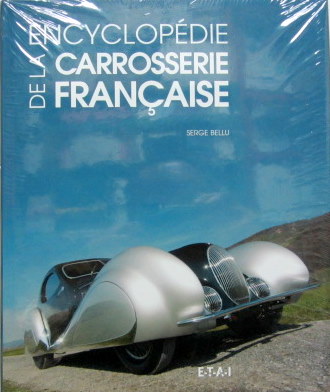 Couverture de 1 ENCYCLOPEDIE DE LA CARROSSERIE FRANCAISE DE SERGE BELLU