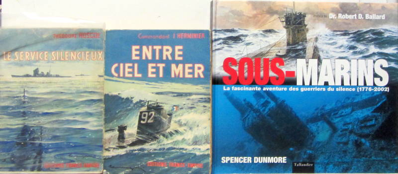 Couverture de LE SERVICE SILENCIEUX  - ENTRE CIEL ET MER - SOUS MARINS 1776-2002