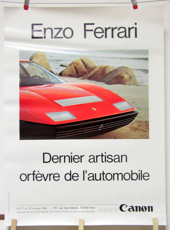 Couverture de FERRARI DERNIER ARTISAN ORFEVRE DE L'AUTOMOBILE AFFICHE