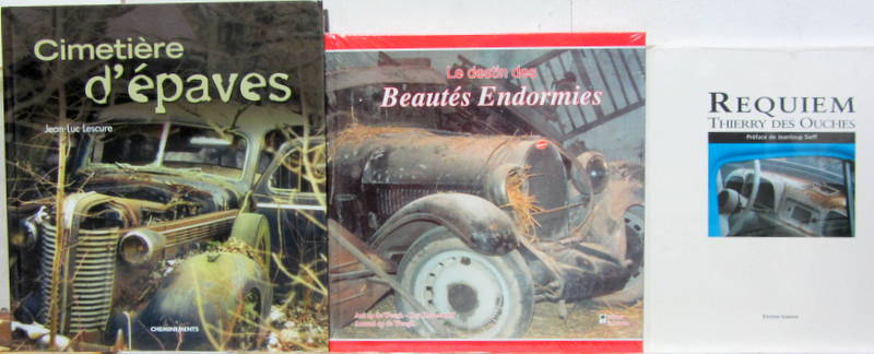 Couverture de CIMETIERE D'EPAVES J.L.LESCURE - LE DESTIN DES BEAUTES ENDORMIES REQUIEM T.DES OUCHES