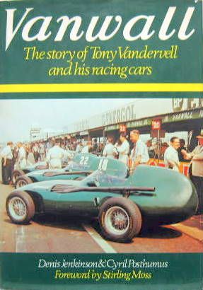 Couverture de VANWALL THE STORY OF TONY VANDERVELL AND HIS RACING CARS