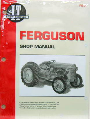 Couverture de FERGUSON SHOP MANUAL TE20-TO20-TO30 EN ANGLAIS