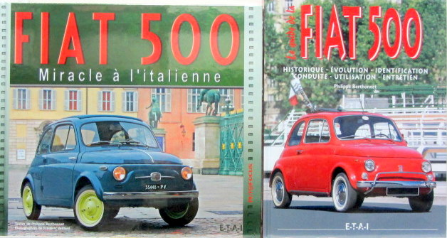 Couverture de FIAT 500 LE GUIDE HISTORIQUE EVOLUTION IDENTIFICATION CONDUITE ENTRETIEN ET MIRACLE A L'ITALIENNE AU CHOIX
CATALOGUE DE PIECES DETACHEES