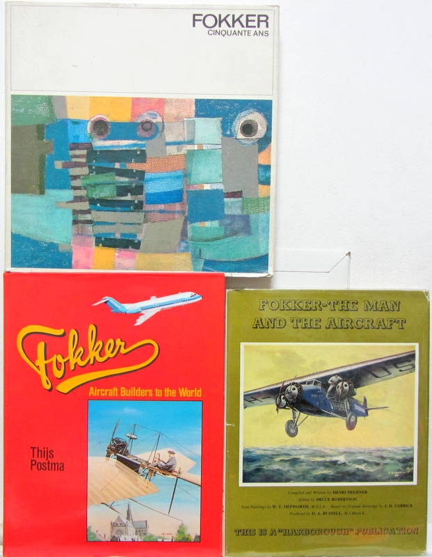 Couverture de FOKKER CINQUANTE ANS - AIRCRAFT BUILDER TO THE WORLD - THE MAN AND THE AIRCRAFT