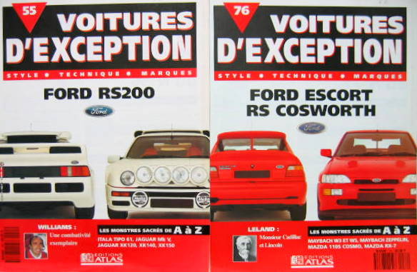 Couverture de FORD RS 200 ET ESCORT RS COSWORTH