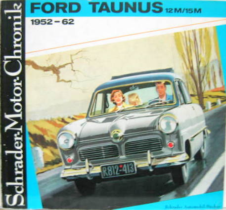 Couverture de 1952-62 FORD TAUNUS 12M-15M LIVRE EN ALLEMAND