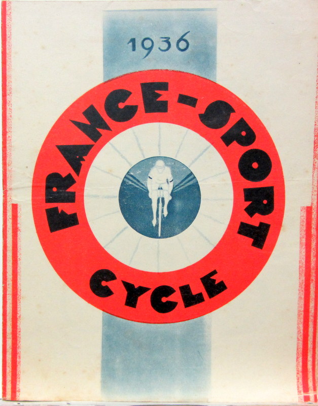 Couverture de 1938 FRANCE SPORT CYCLE VELO ET VELOMOTEUR BMA TYPE C A MOTEUR NERVOR 
TEXTE MANUSCRIT AU DOS DE MAGNE ET ?