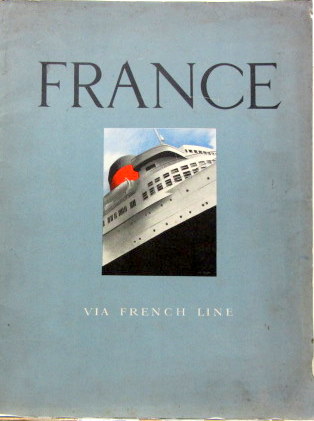 Couverture de 1960 -8-9 LANCEMENT DU FRANCE VIA FRENCH LINE REVUE DE LUXE SUR LE FRANCE ET LA FRANCE POUR LES ETRANGERS