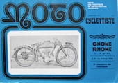 Couverture de GNOME ET RHONE C D D2 REVUE MOTOCYCLETTISTE
