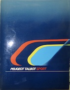 Couverture de 1984 PEUGEOT TALBOT SPORT DOSSIER DE PRESSE FINALE EUROPEENNE CHARADE FINALE PTS AVEC LES ENGAGES +INFO CHARADE