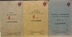 Couverture de LICORNE NOTICE  5CV 1928  __ 5CV 1930 _ 6/8CV 1931