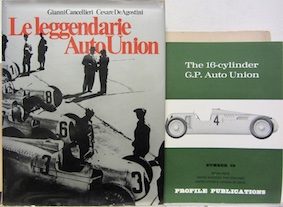 Couverture de LE LEGENDARIE AUTO UNION EXEMPLAIRE NUMEROTE _ 16 CYLINDER GP PROFILE