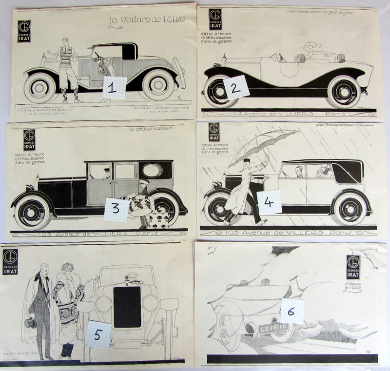 Couverture de GEORGES IRAT PUBLICITE DECOUPEE DANS UNE REVUE D'EPOQUE