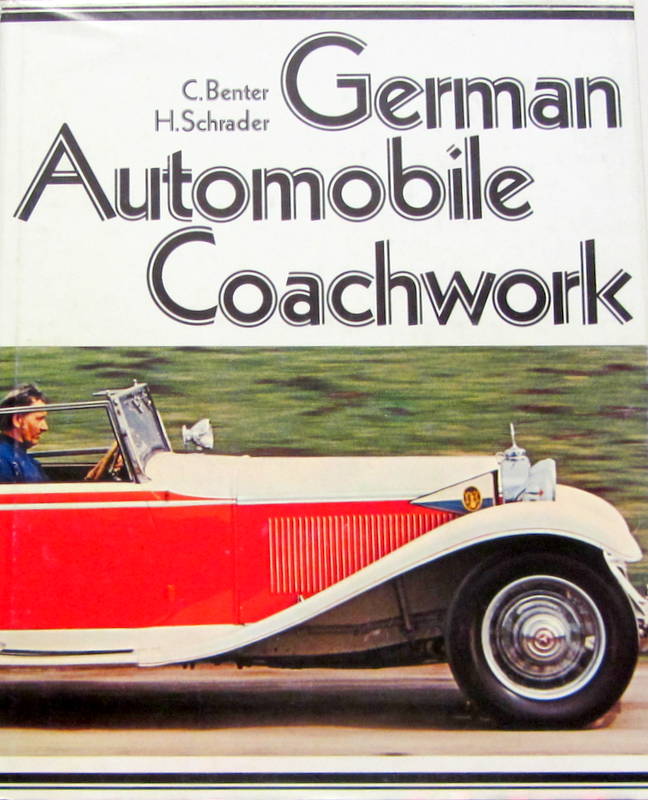 Couverture de GERMAN AUTOMOBILE COACHWORK DE BENTER SCHRADER EN ALLEMAND ET ANGLAIS